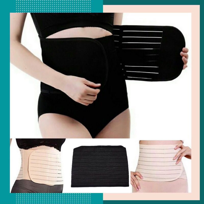 Postnatal Tummy Binder Postpartum Abdominal Binder Girdle Shopee