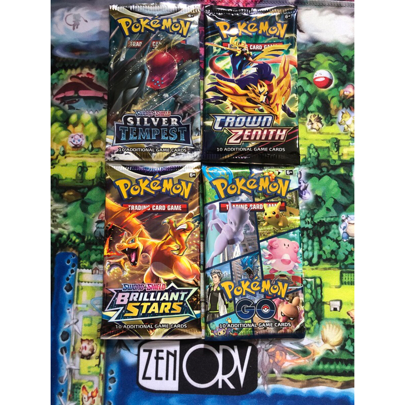 Pokemon Card Booster Pack TCG Cards Resealed Guaranteed Hits Shopee