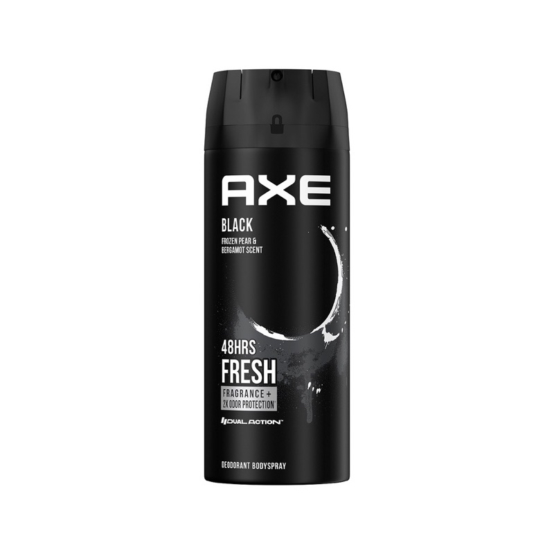 ★Axe Body Spray Black Frozen Pear & Bergamot Scent 50ml 48hrs Fresh