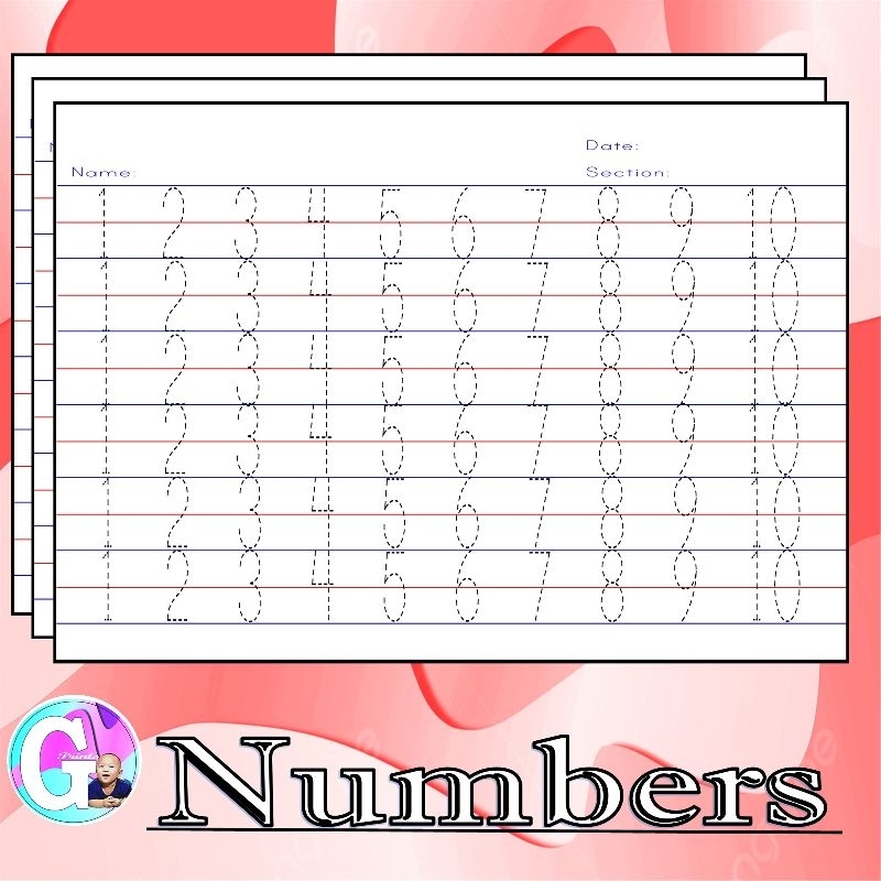 Kids tracing pads cursive and non cursive name tracing alphabet