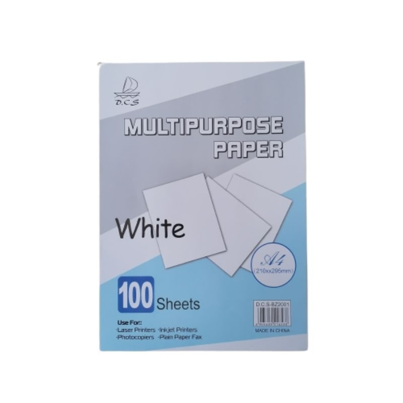100 Sheets A4 White Multipurpose Paper. Shopee Philippines