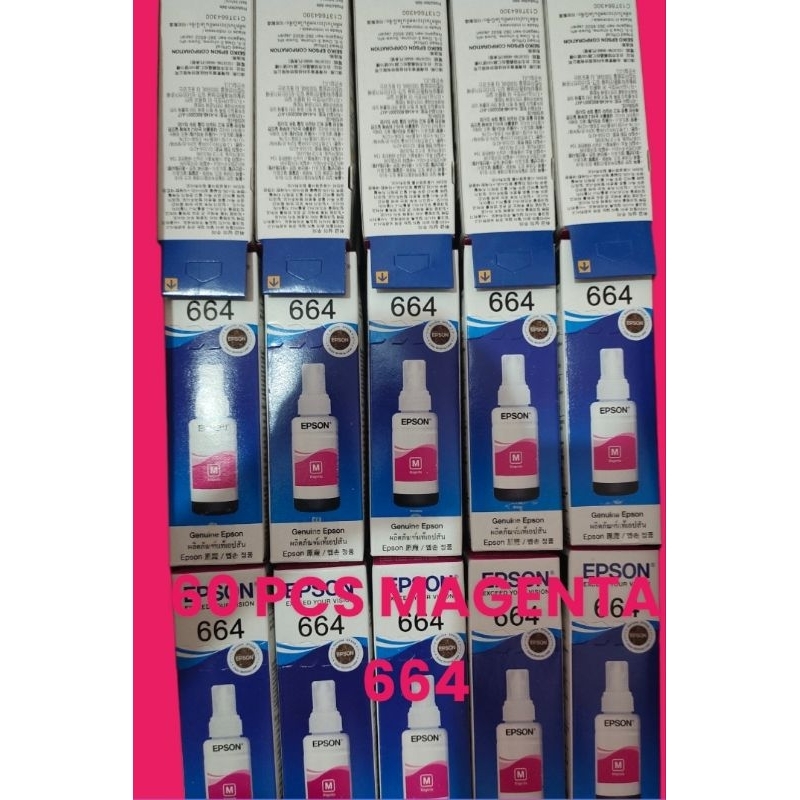 GENUINE 664 INK MAGENTA 60 PCS 1 BOX | Shopee Philippines