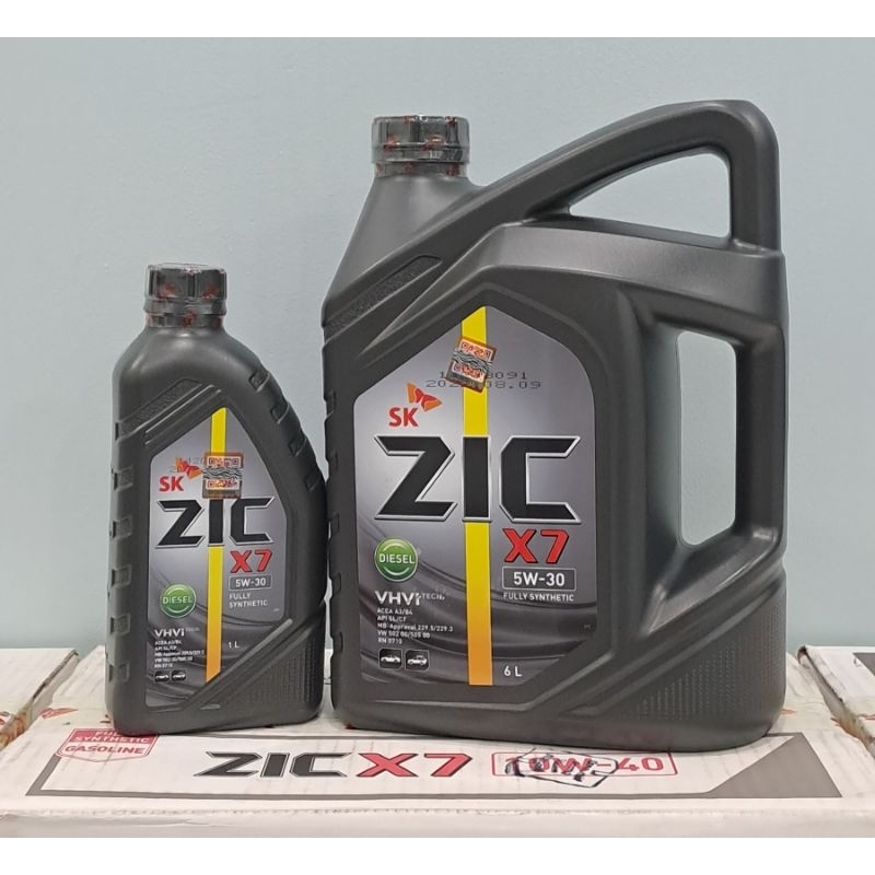 Zic X7 5w30 Diesel Fully Synthetic 7-Liters | Shopee Philippines