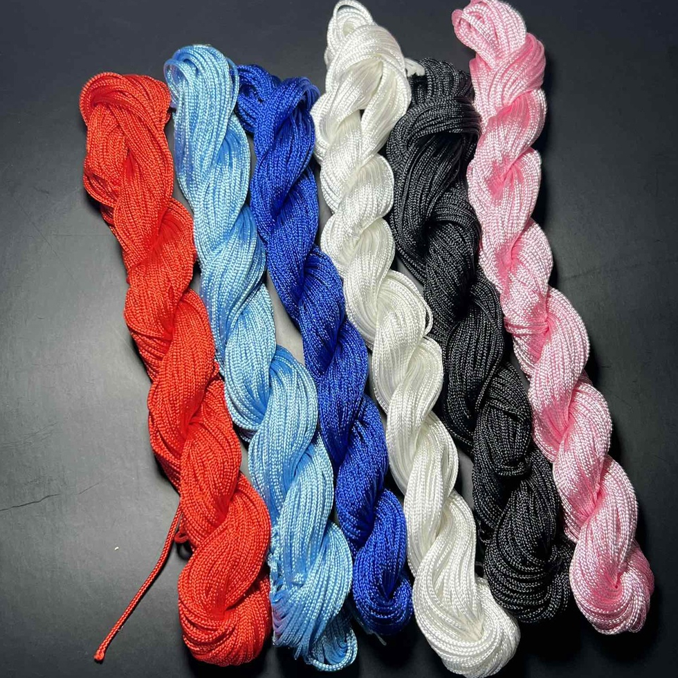 22 Meter Long 1mm thick Knot String Cord Satin Macrame DIY Shamballa ...