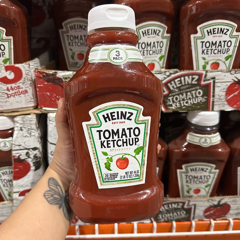 Heinz Tomato Ketchup 1.25kg, Yellow Mustard 17.5oz, Sweet Relish