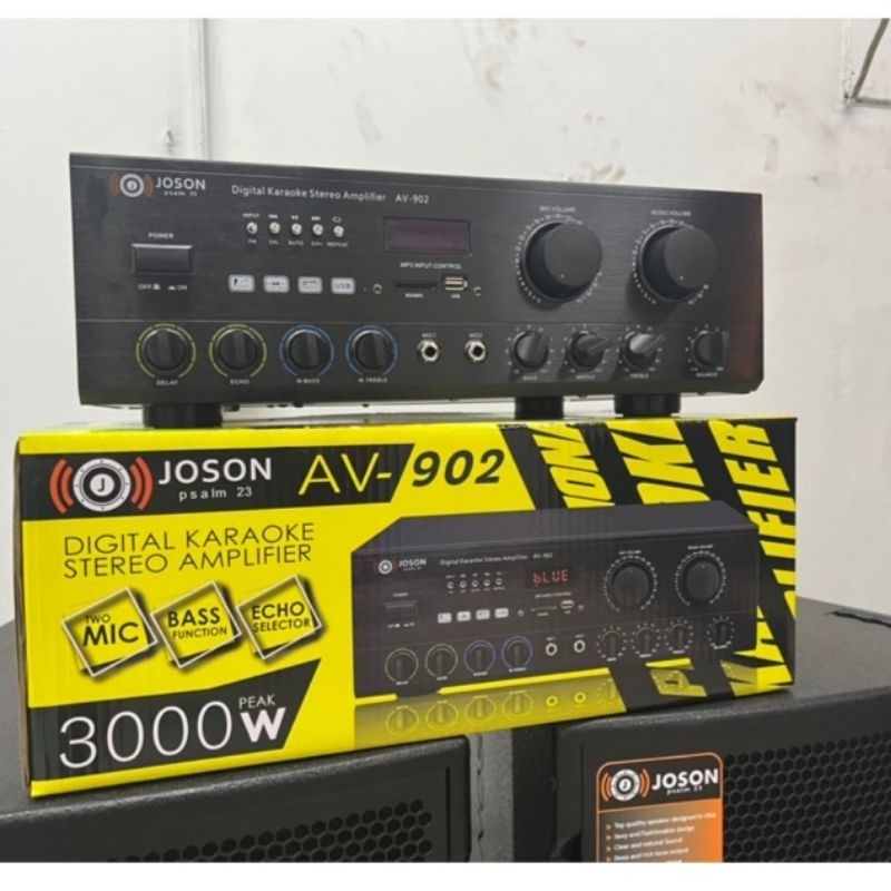 Joson AV902 Karaoke Amplifier Original Shopee Philippines