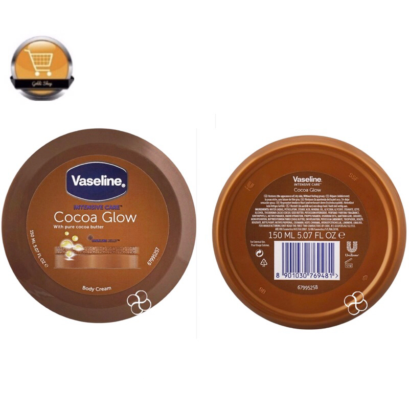 Vaseline Cocoa Glow Body Cream150ml Shopee Philippines