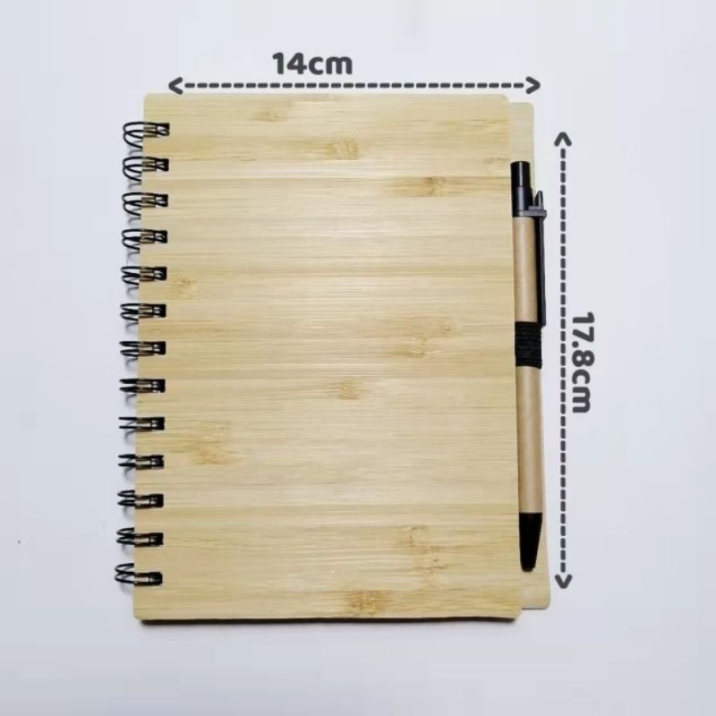 Bamboo Eco Notebook with Eco Pen | Shopee Philippines
