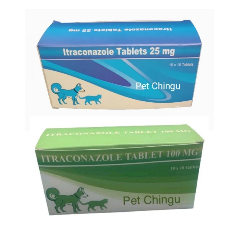 10 Tablets of ITRACONAZOLE 25mg/100mg for Yeast, Ringworm & Other