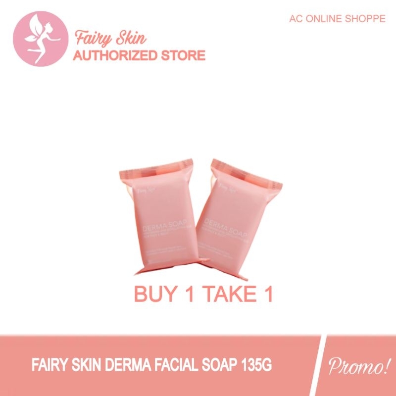 Buy 1 Take 1 Fairyskin Derma Soap 135g New Packaging Shopee Philippines