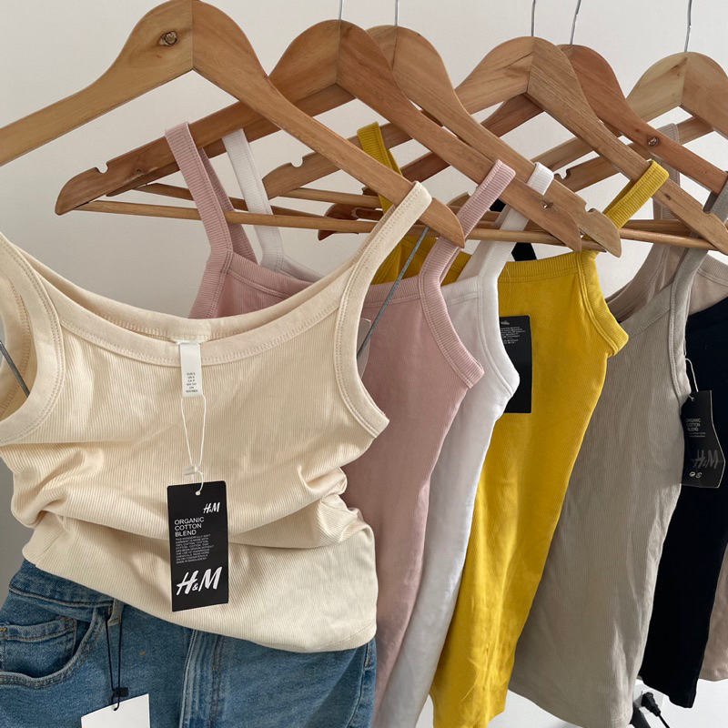H&/M Ribbed Tank Top (Authentic Over/runs) | Shopee Philippines