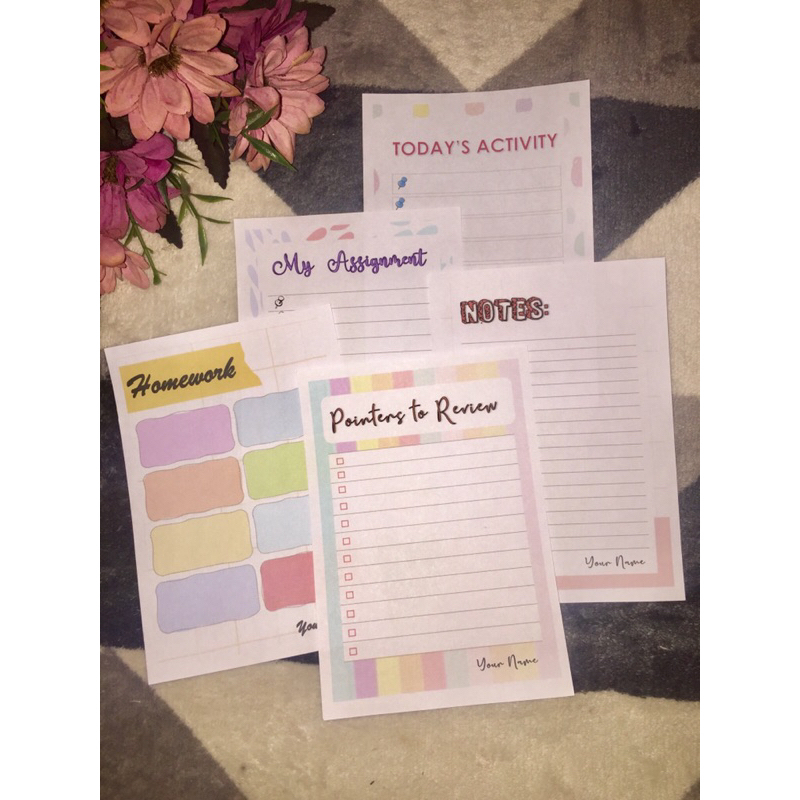 PERSONALIZED School NOTEPADS Shopee Philippines