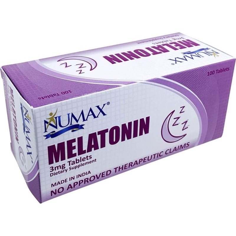 Numax Melatonin 3mg 100 tablets/Box for Better Sleep | Shopee Philippines
