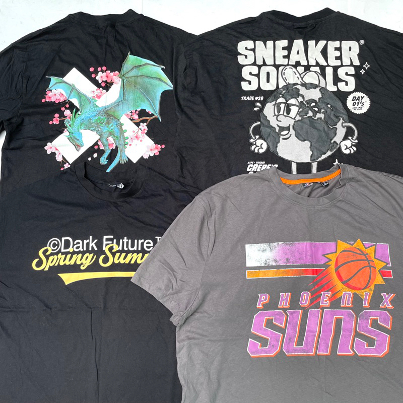 Bershka Mens Graphic Vintage Band TShirt UNISEX DESIGNS Shopee