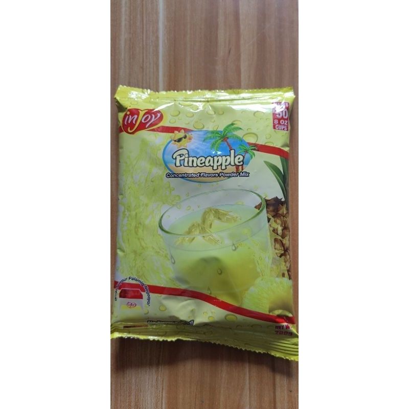 Injoy Palamig Pineapple Juice Flavor Powder Mixed 200g Shopee Philippines