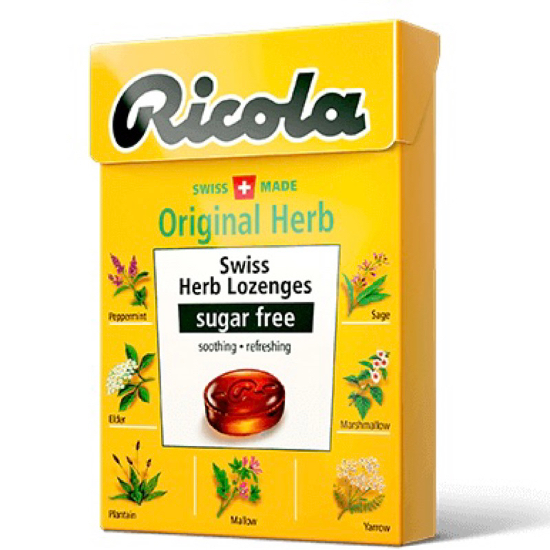 Ricola Swiss Herb Lozenges Throat Soothing Candy Drops Shopee Philippines