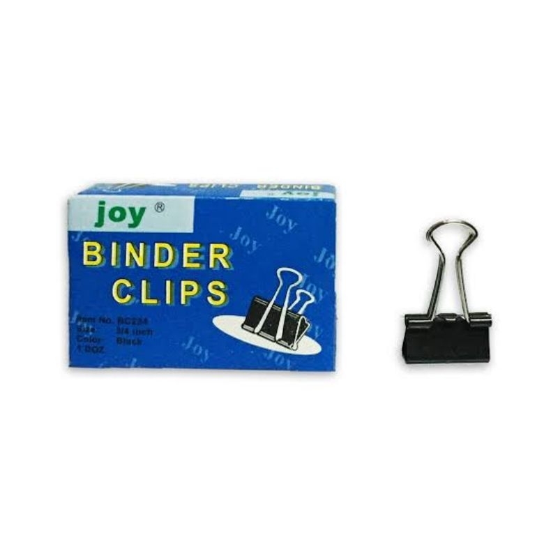 Binder clips Joy 3/4 (12 pcs) | Shopee Philippines