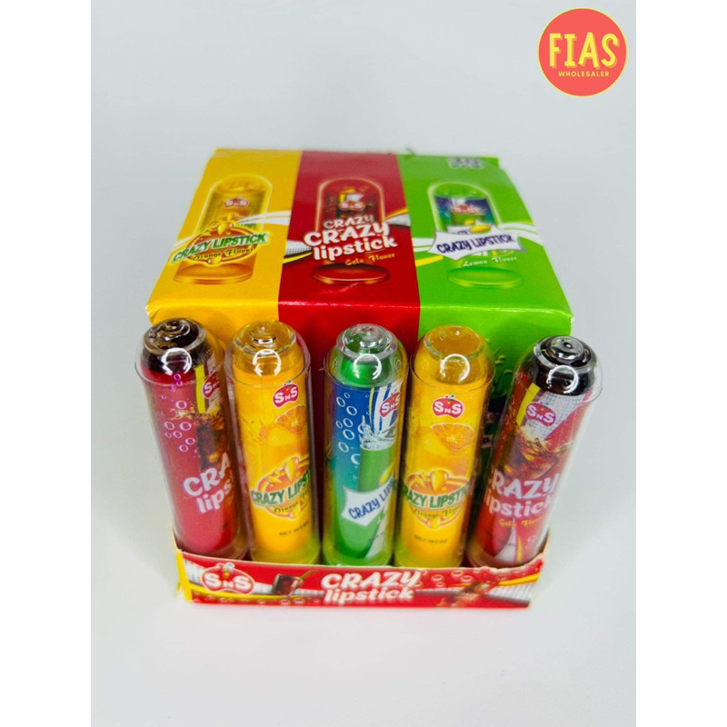 30 Pieces Soda Crazy Lipstick Candy / Paninda Shopee Philippines