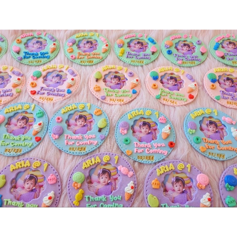 Candyland Themed Birthday Christening Ref Magnet Souvenir Shopee