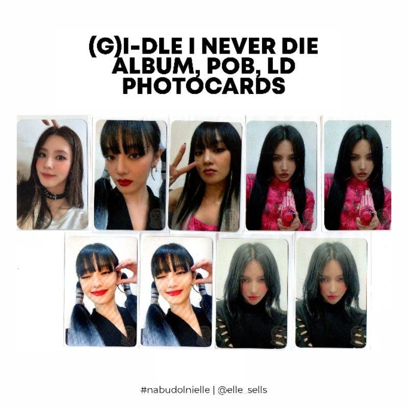 GIDLE I Never Die Album POB Lucky Draw Photocards | PC Tomboy Spoiled ...