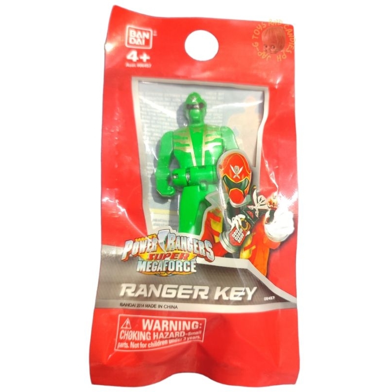 Power Ranger Super Megaforce Ranger Key (English) SEALED PACK | Shopee ...