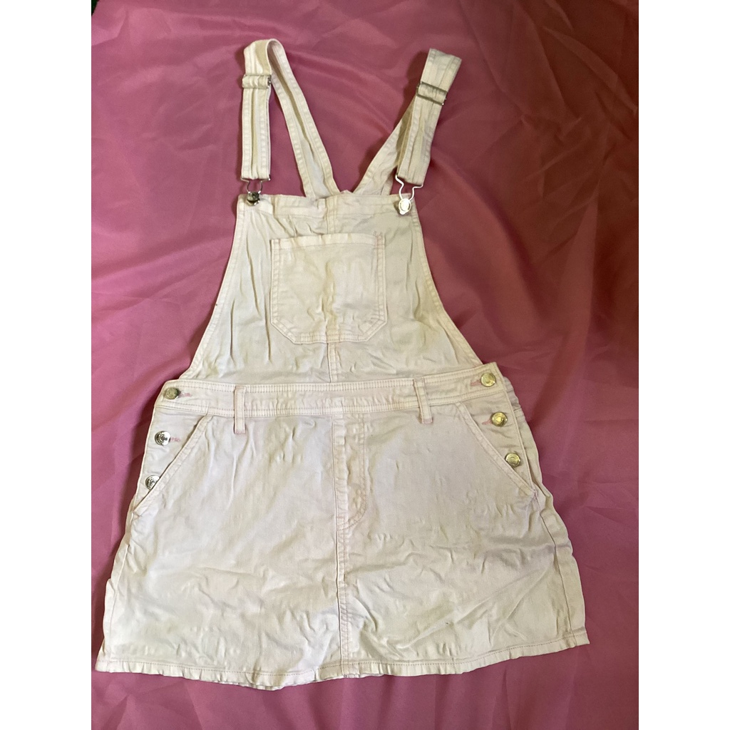 Branded Ukay Finds] White Jumper Skirt/M/ (Forever 21) | Shopee Philippines