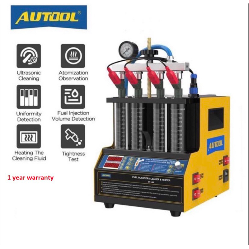 Fuel Injector cleaning machine / Fi cleaner (1 year warranty) Shopee