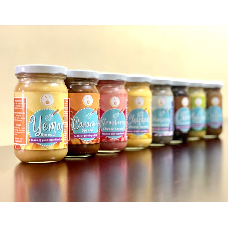 SANDWICH SPREADS (YEMA/CHOCO/CARAMEL/CHICKEN/MATCHA/COFFEE/STRAWBERRY