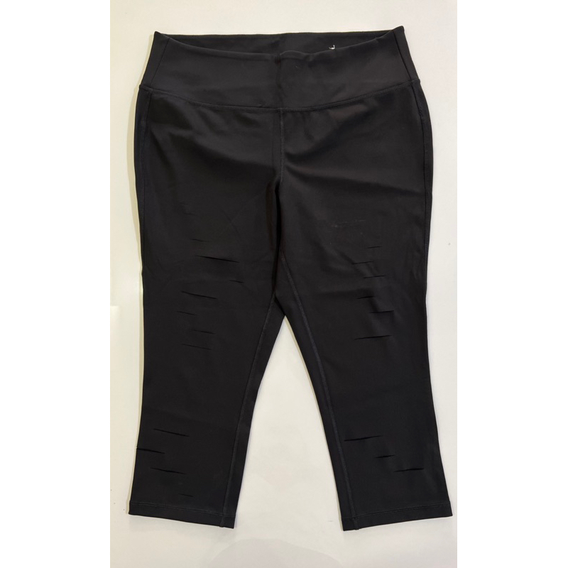RESTOCK! Plus-Size Original LIVE ACTIVE Compression Capri (slash/sheer ...