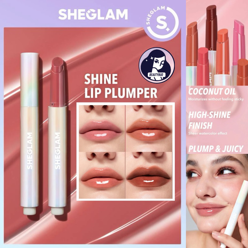 SHEGLAM POUTPERFECT SHINE LIP PLUMPER [Dupe for Tarte Maracuja Juicy