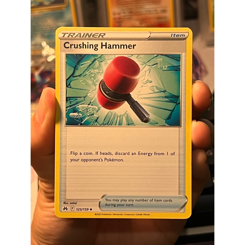 Pokemon TCG Singles Crown Zenith Trainer Cards Crushing Hammer