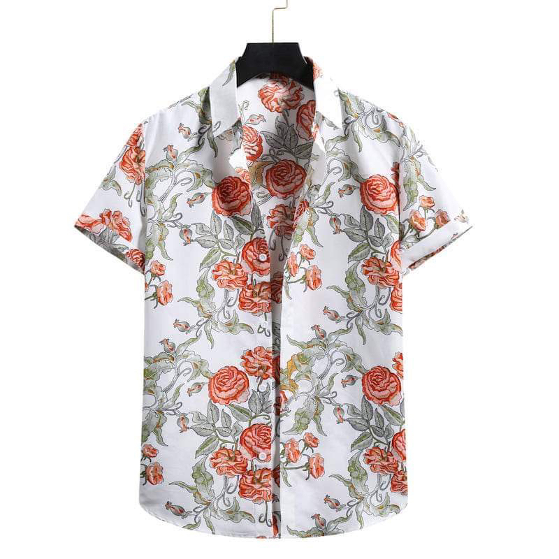 Floral polo shirt clearance outfit