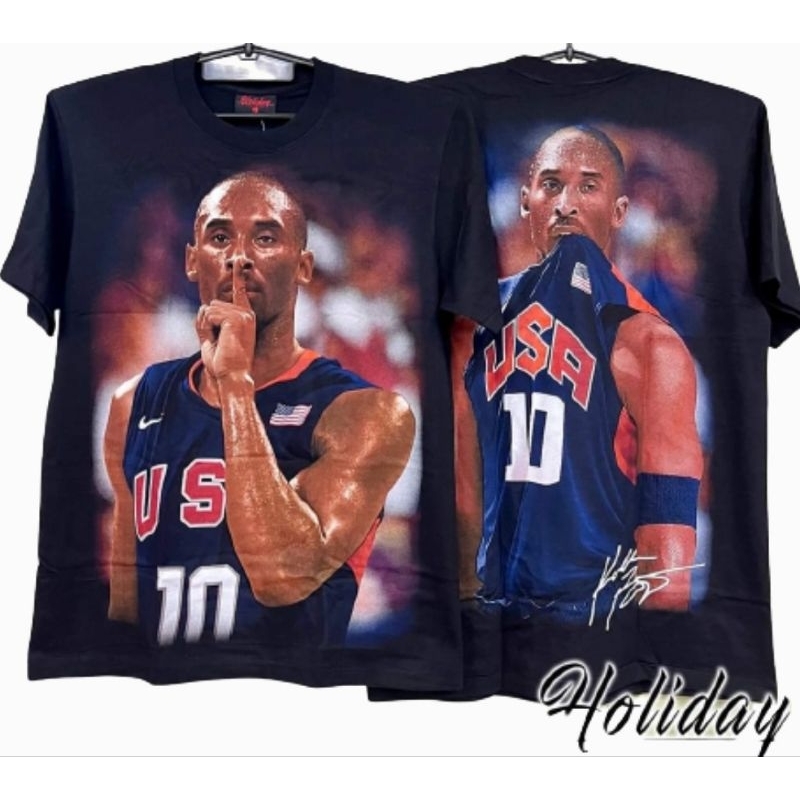 KOBE BRYANT USA Dream Team NBA Holiday ROXX Sport Shirt size S M L XL