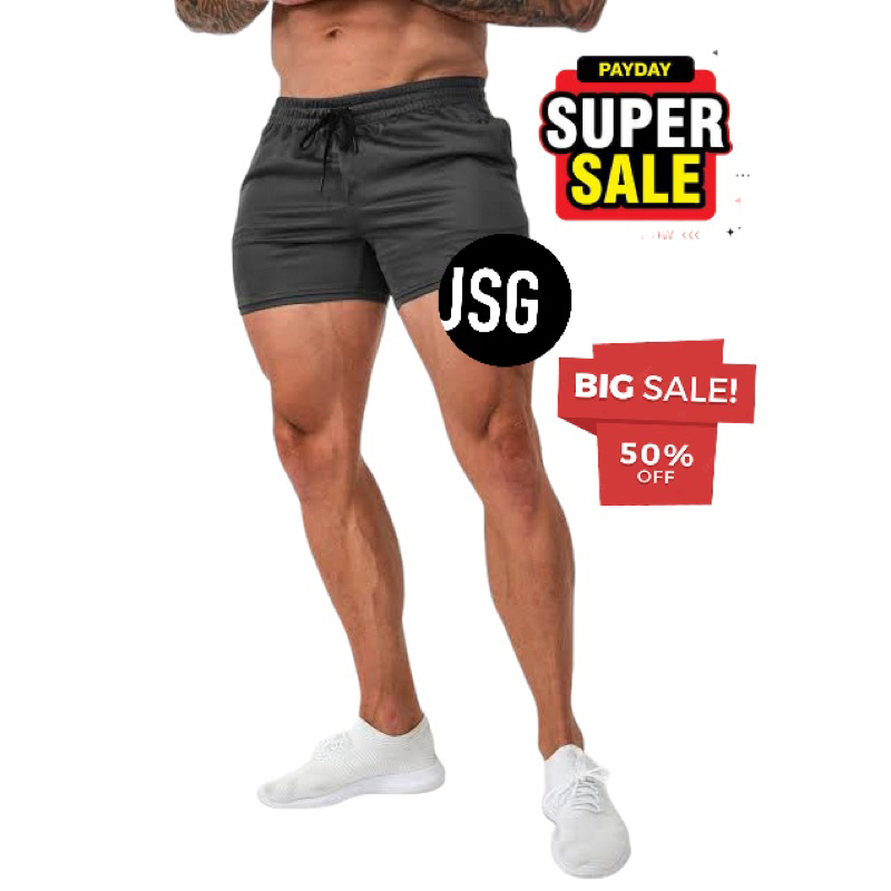 Gym Shorts / With waist strings / shoe & sando not included / nice