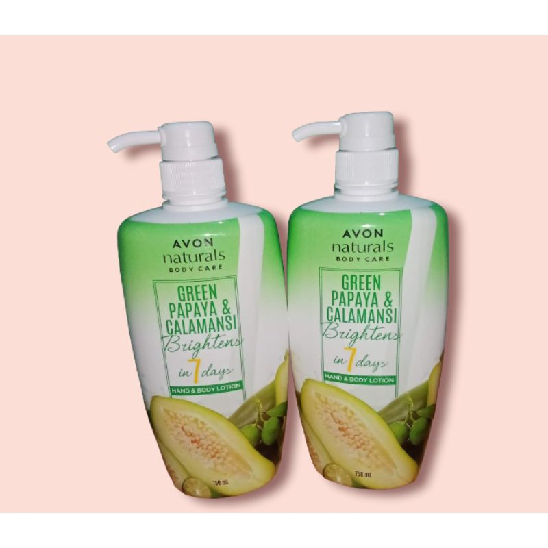 Avon Naturals Body Caregreen Papaya And Calamansi Brightens In 7 Days