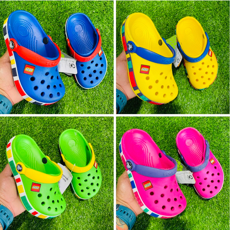 Kids best sale lego crocs