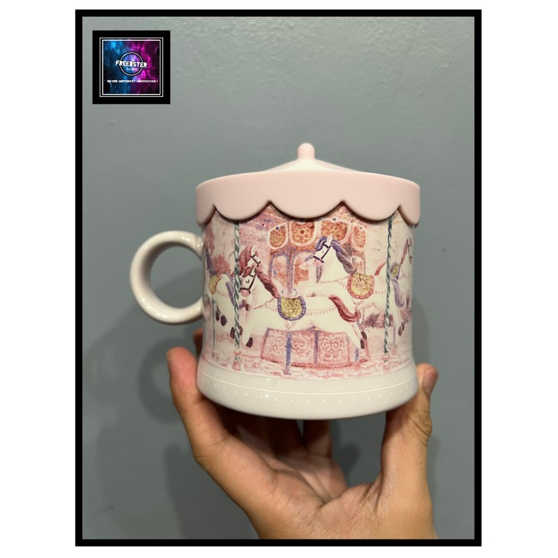 Starbucks Mug Cherry Blossom 12 oz with Lid Carousel Romantic Blossom ...