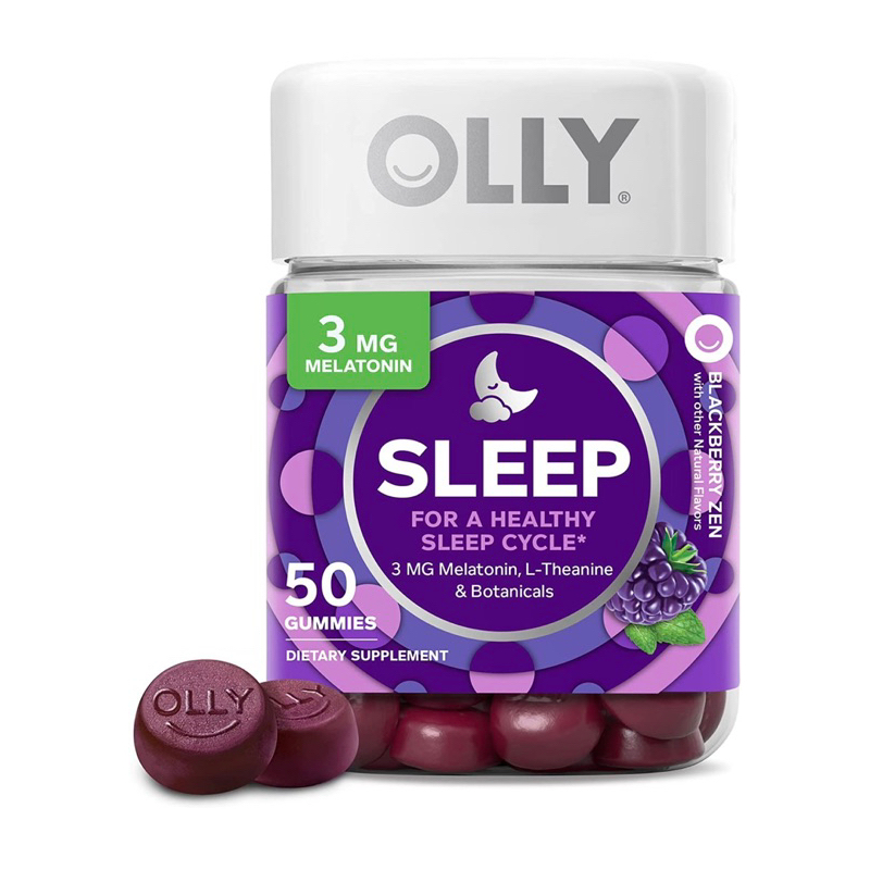 on hand!Olly Sleep Gummy,3mg & 5mg Melatonin,L Theanine, Chamomile