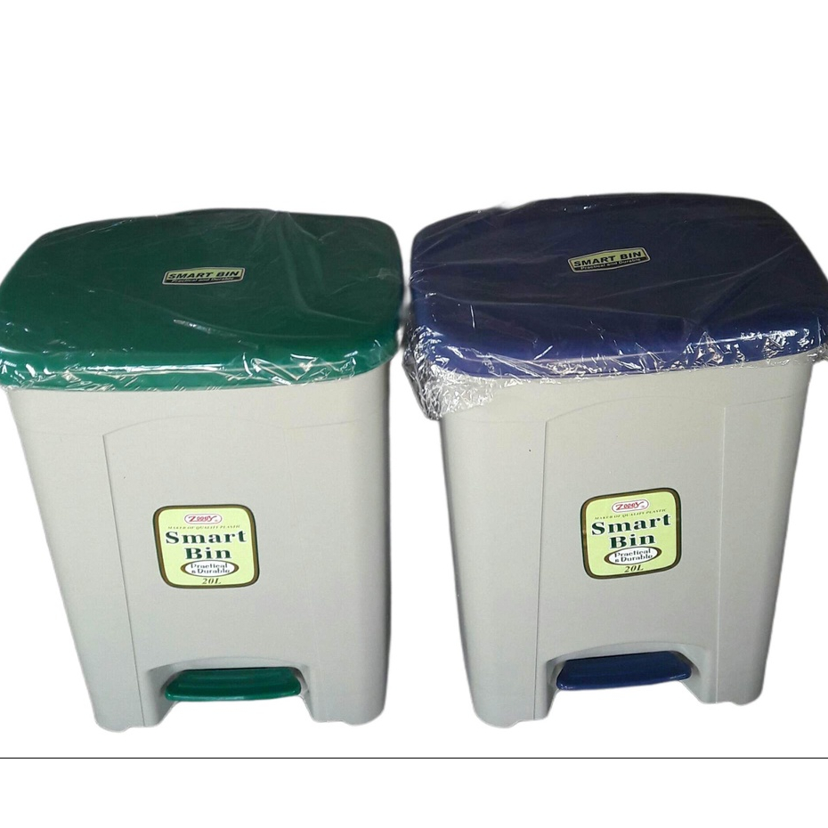 Zooey SMART BIN 20 LITERS Trash Bin Trash Can with Pedal 2008 Shopee