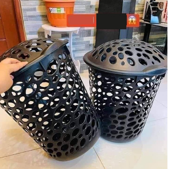ROUND BLACK Laundry Basket with Cover High Quality Shopee Philippines