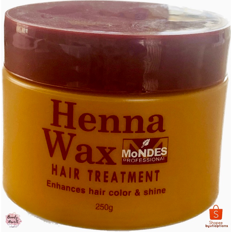 Mondes Henna Wax Hair Treatment 250ML | Shopee Philippines