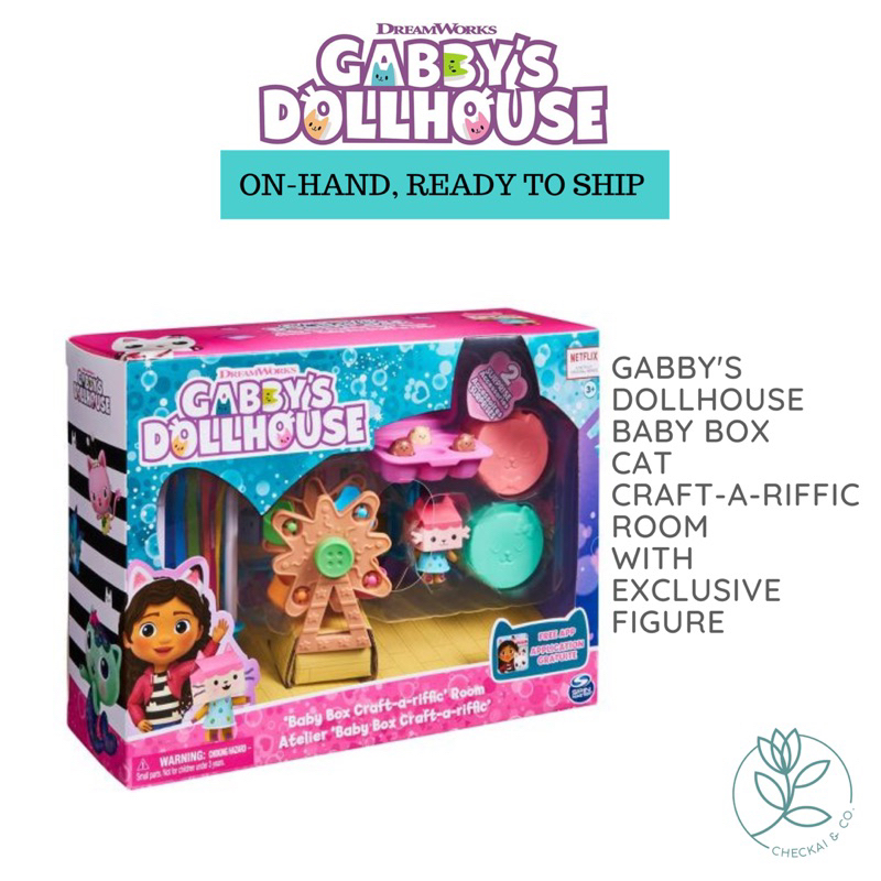 Gabby's Dollhouse Baby Box Cat CraftARiffic Room with Exclusive Figure Shopee Philippines