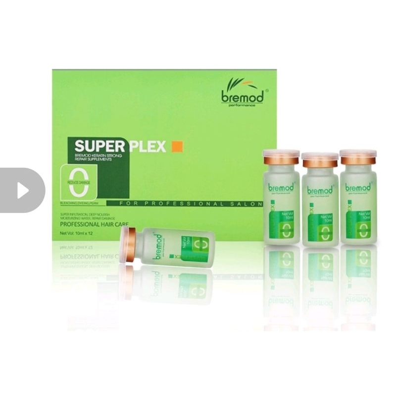 bremod superplex 10ml For REDUCING DAMGAGE hair for hair dye 1box(12pcs ...