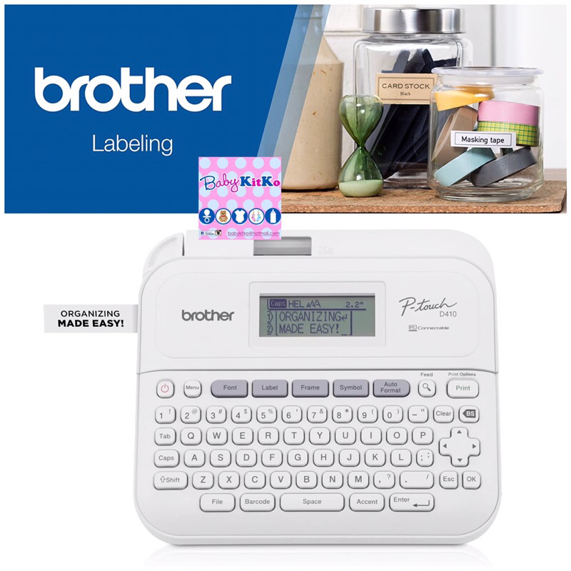 Brother PTouch PT D410 or PTD400 OR PTD400AD Desktop Label Maker