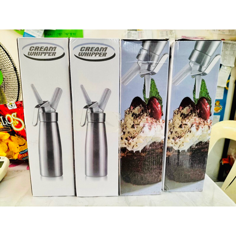 Whip Cream Dispenser 500ml (any color) with FREE 10pcs. Charger mosa or