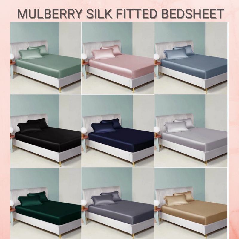 Mulberry Silk Bedsheet Mulberry Silk Fitted Sheet Single Double