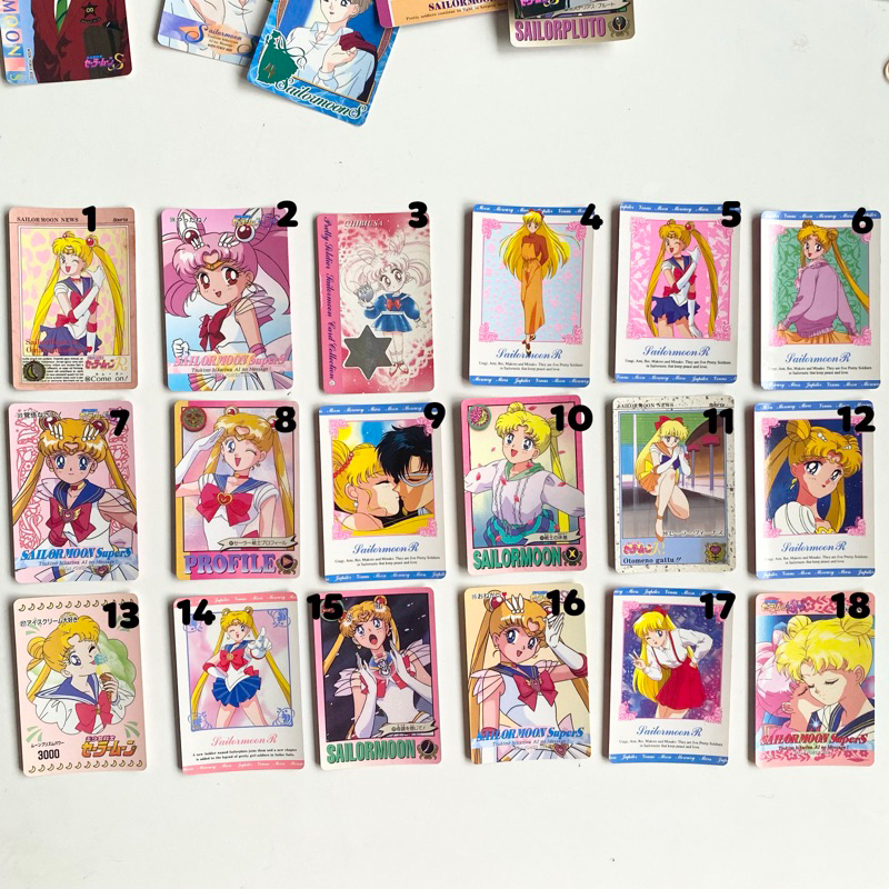 VINTAGE Sailor Moon Cards [FIRST BATCH] | Shopee Philippines