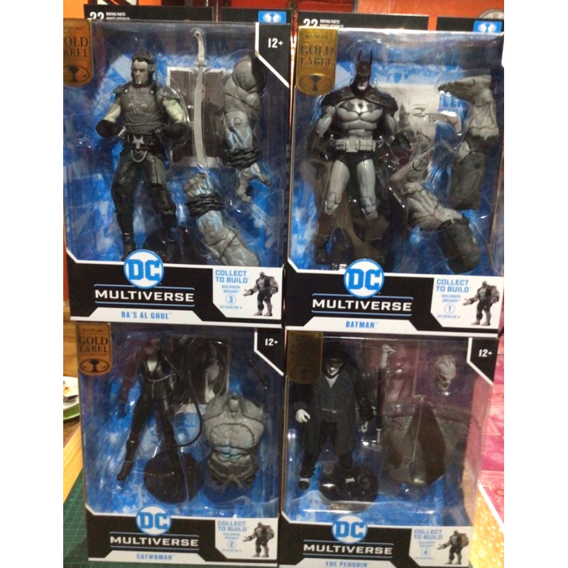 McFarlane DC: Gold Label Batman:Arkham City Set Sale Of 4 Figures With ...