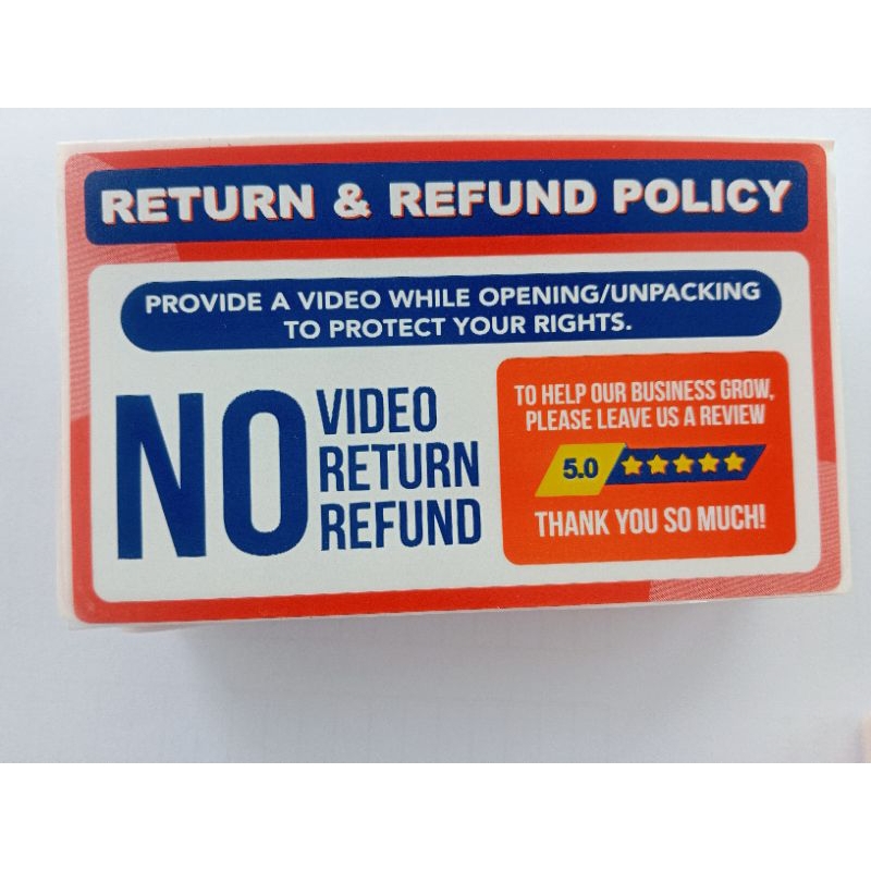 Return/Refund Policy Shopee Philippines