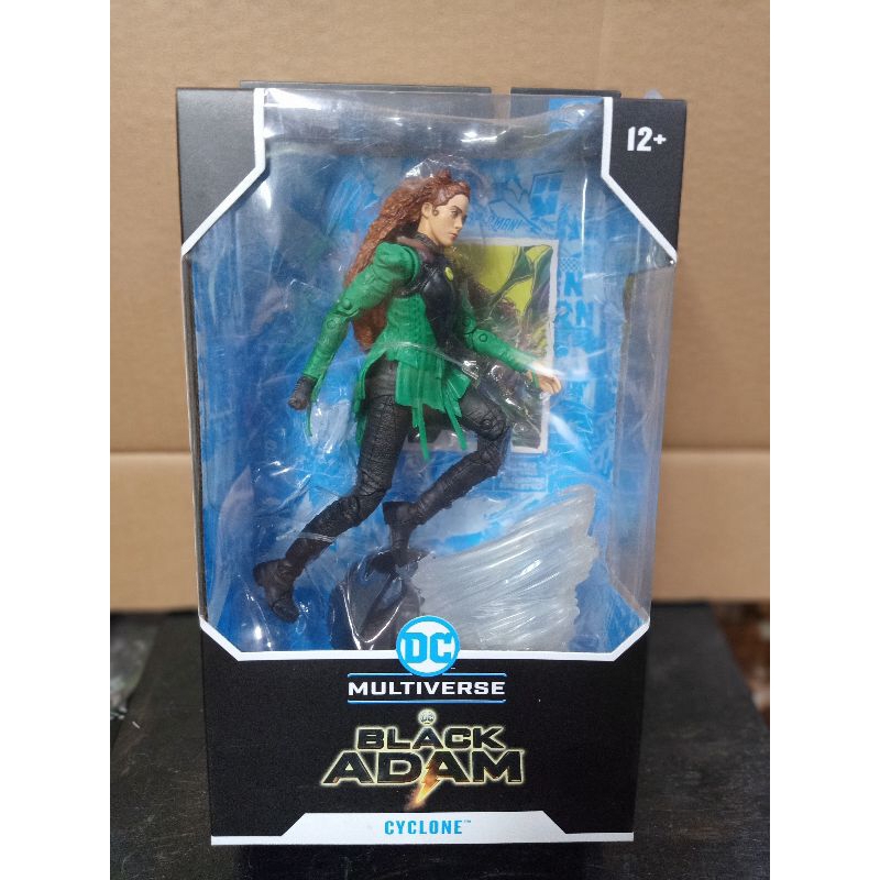 DC MULTIVERSE MCFARLANE - CYCLONE BLACK ADAM ACTION FIGURE | Shopee ...